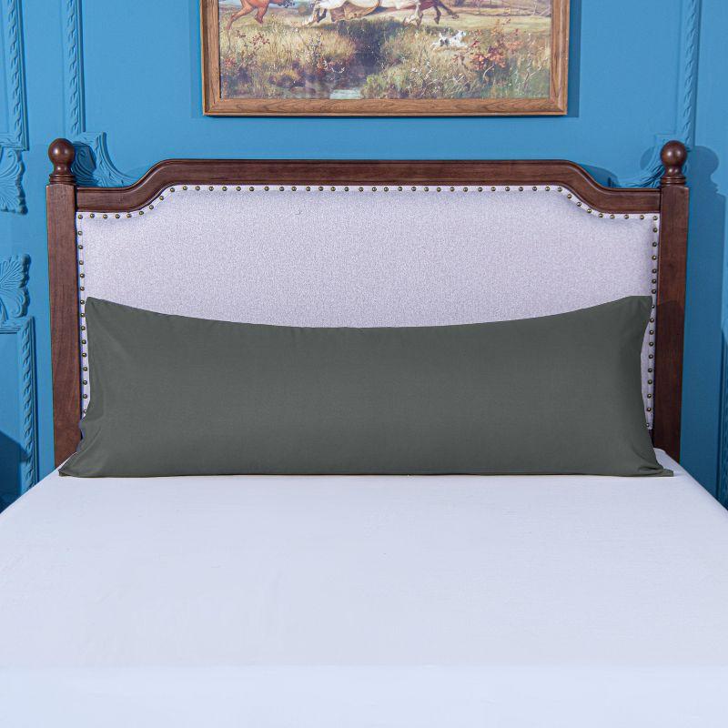 2 Pack Brushed Microfiber Body Pillowcases, Super Soft Body Pillow Cover with Envelope Closure - NTBAY