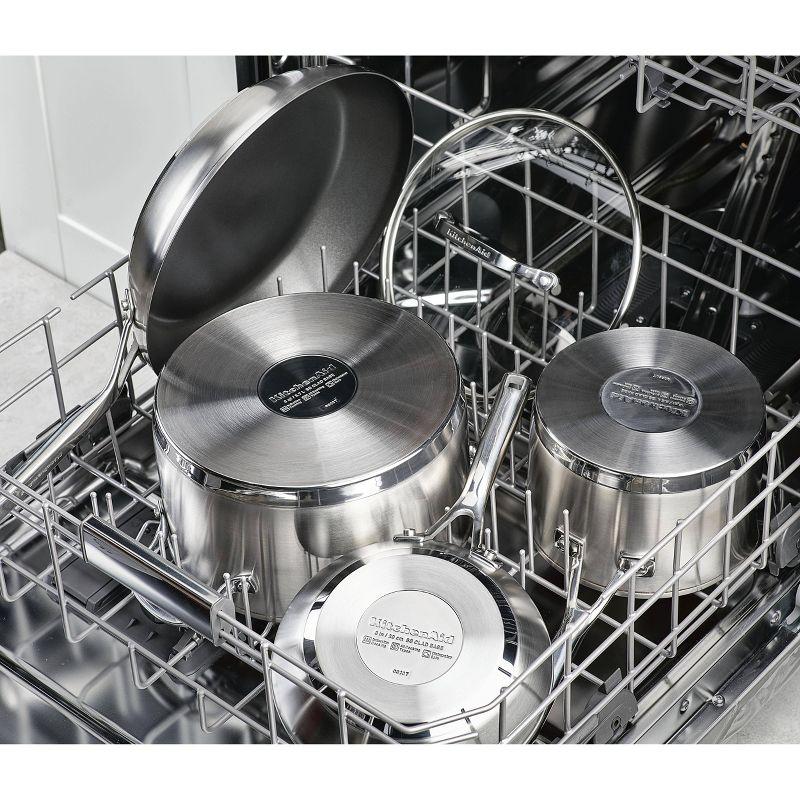 3-Ply Stainless Steel and Aluminum Non-Stick Cookware Set