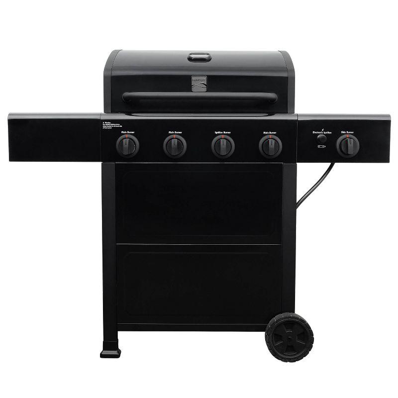 Kenmore 4-Burner Freestanding Open Cart Propane Gas Grill with Side Burner