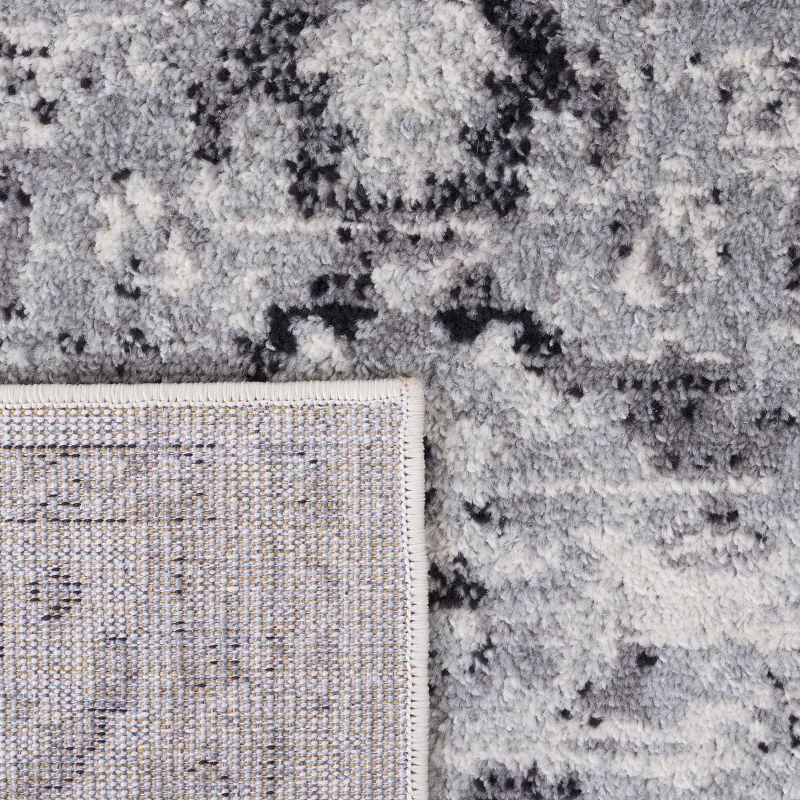 Madison MAD154 Power Loomed Indoor Area Rug - Grey/Black - 8'x10' - Safavieh