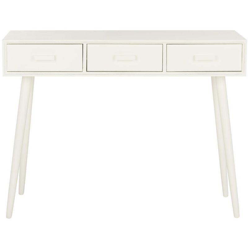 Albus 3 Drawer Console Table - CNS5701A - Off-White - Safavieh