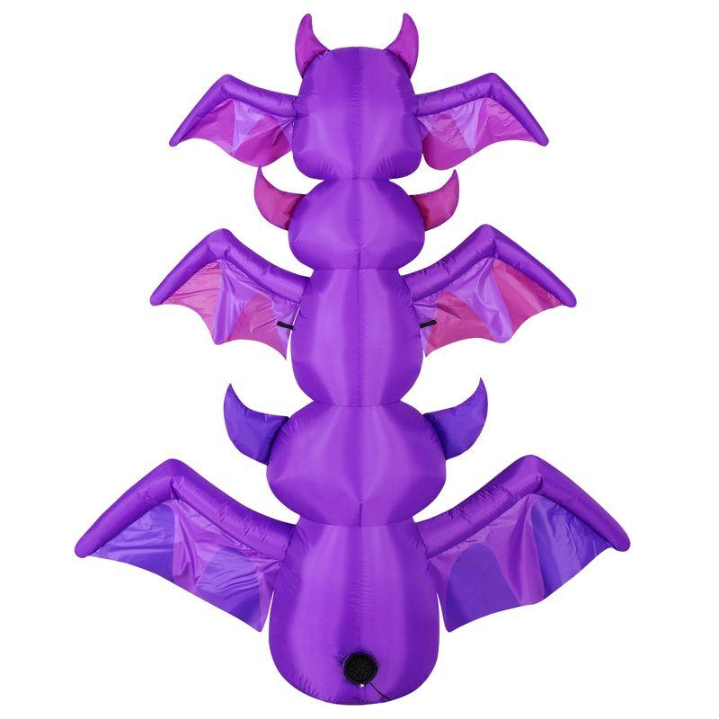 Occasions AIRFLOWZ INFLATABLE BAT STACK  6FT, 6 ft Tall, Purple
