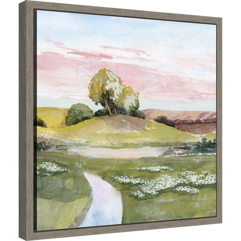 Amanti Art Eastern Light Landscape I by Grace Popp Canvas Wall Art Print Framed 16 x 16-in.