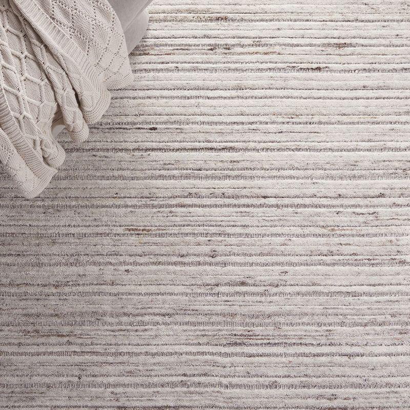 Elements ELM701 Hand Woven Area Rug - Beige - 6'x6' - Safavieh.