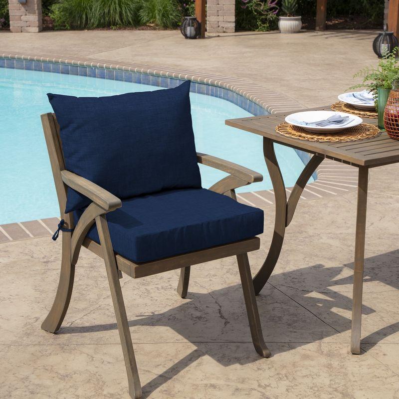 Arden Selections Outdoor Dining Chair Cushion Set 21 x 21