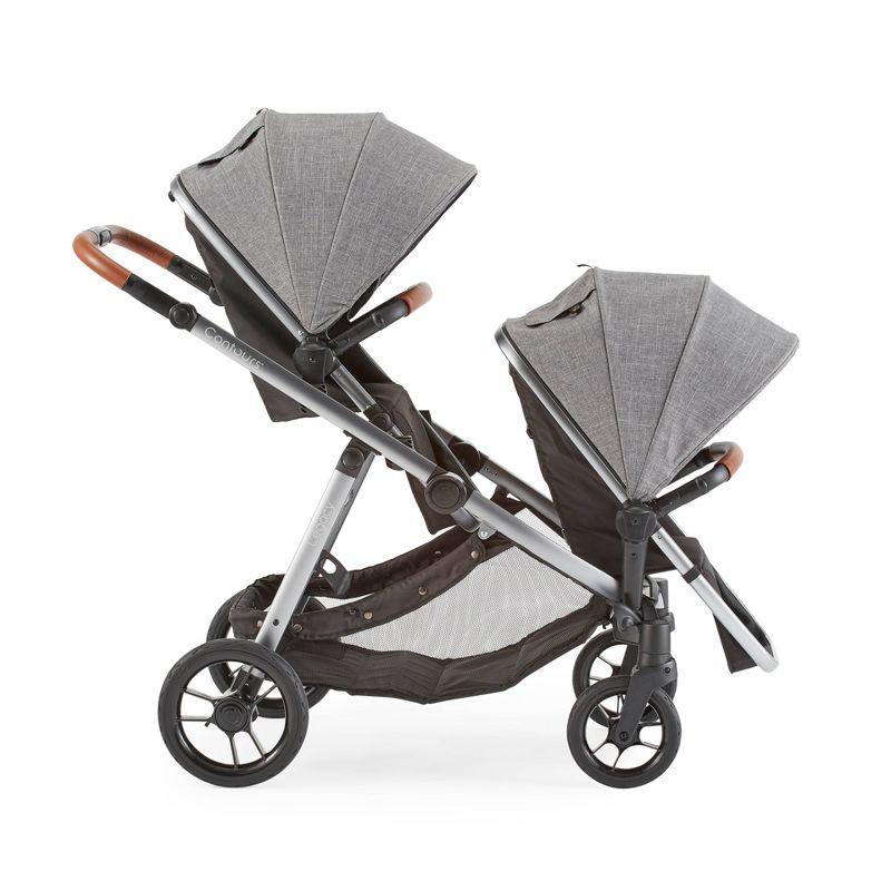 Contours Legacy Single to Double Convertible Stroller - Gray