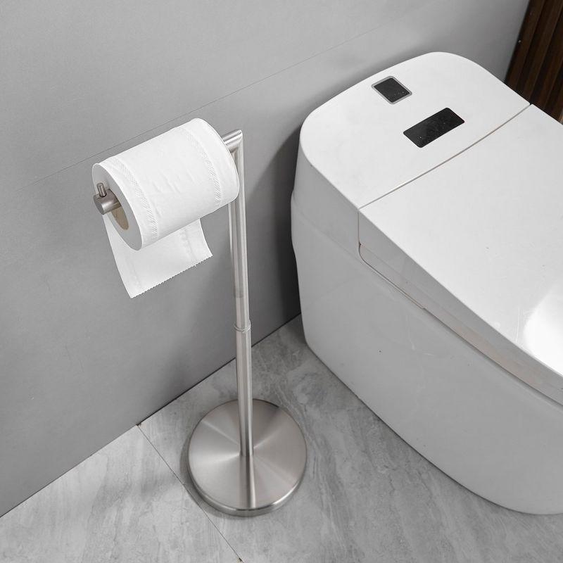 BWE Round Freestanding Toilet Paper Holder