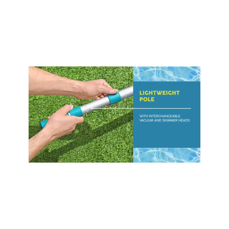 Bestway Bestway Flowclear AquaClean 110 Inch Pool Vacuum for 20 Feet Above Ground Pools