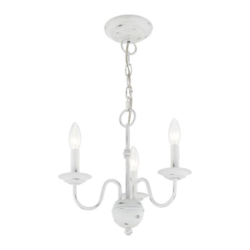 Livex Lighting Windsor 3 - Light Chandelier in  Antique White