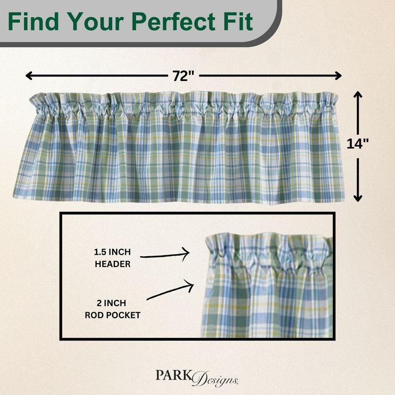 Park Designs Blue Sarasota Valance 14"L