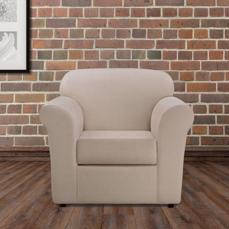 Sure Fit Ultimate Heavyweight Stretch Box Cushion Armchair Slipcover