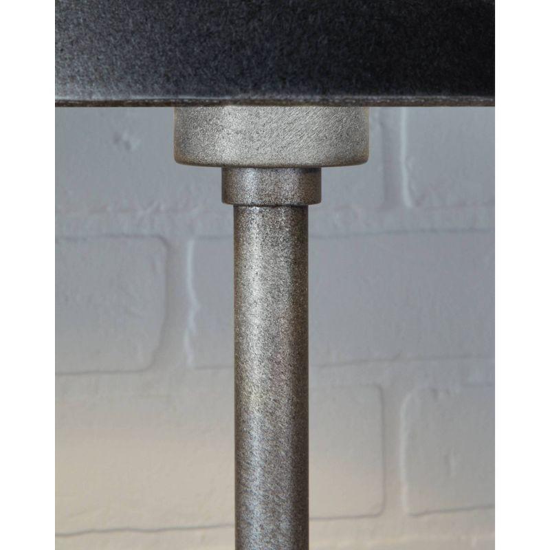 26.38" Belldunn Antique Pewter Metal Table Lamp - Signature Design by Ashley: Marble Base, UL Listed, Empire Shade