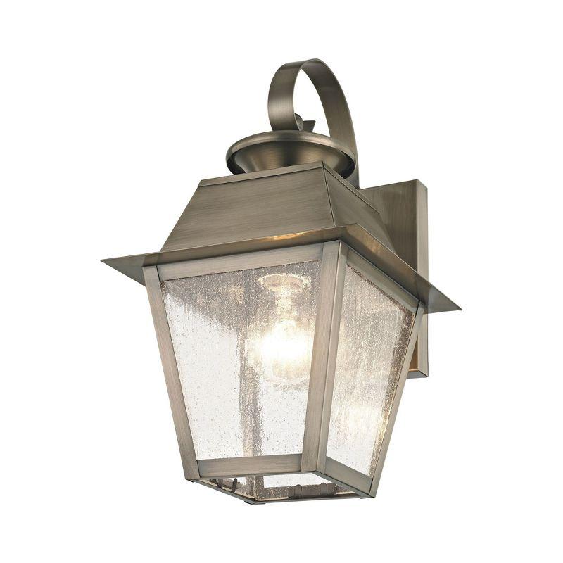 Livex Lighting Mansfield 1 - Light Wall Light in  Vintage Pewter