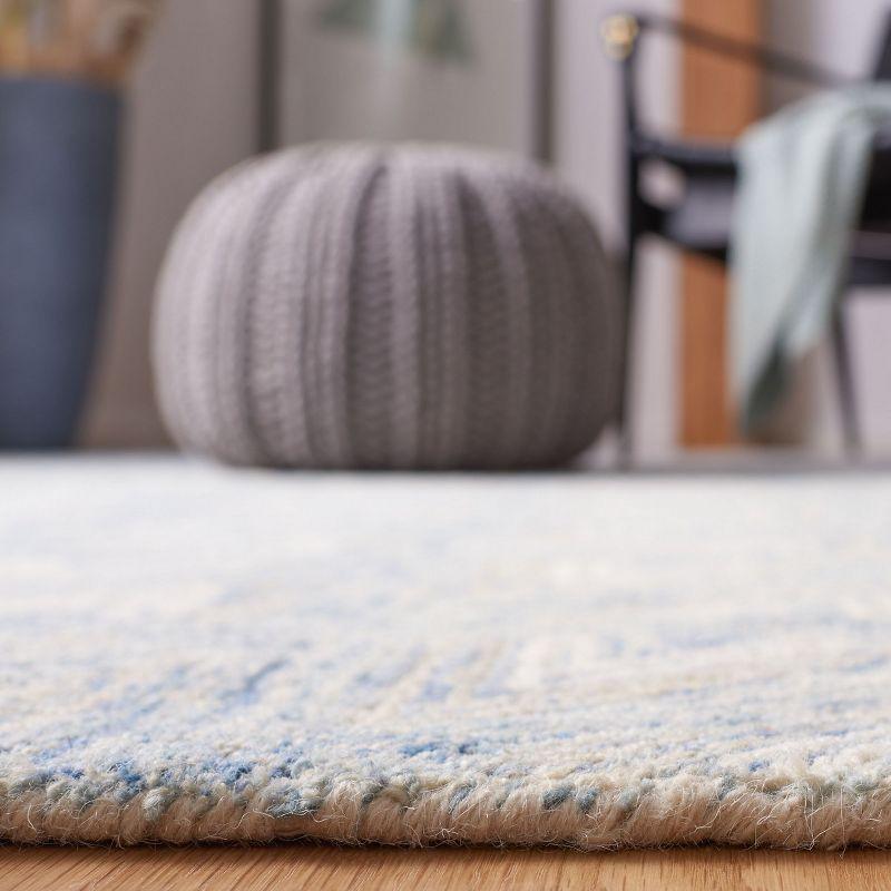 Abstract ABT653 Hand Tufted Area Rug - Blue/Beige - 8'9"x11'9" - Safavieh.