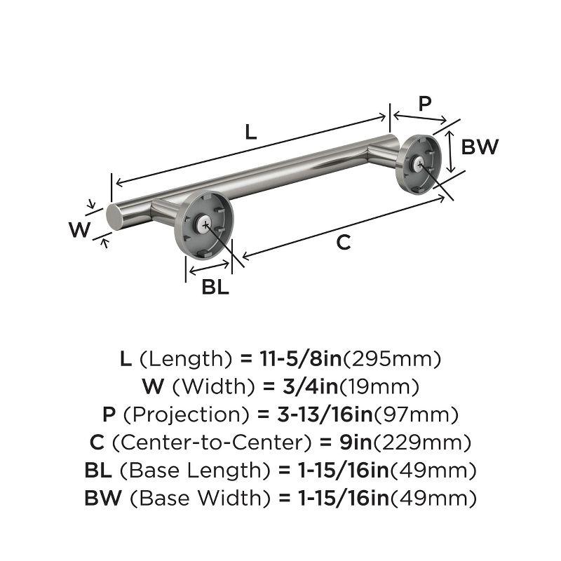 Amerock Arrondi Wall Mounted Towel Bar