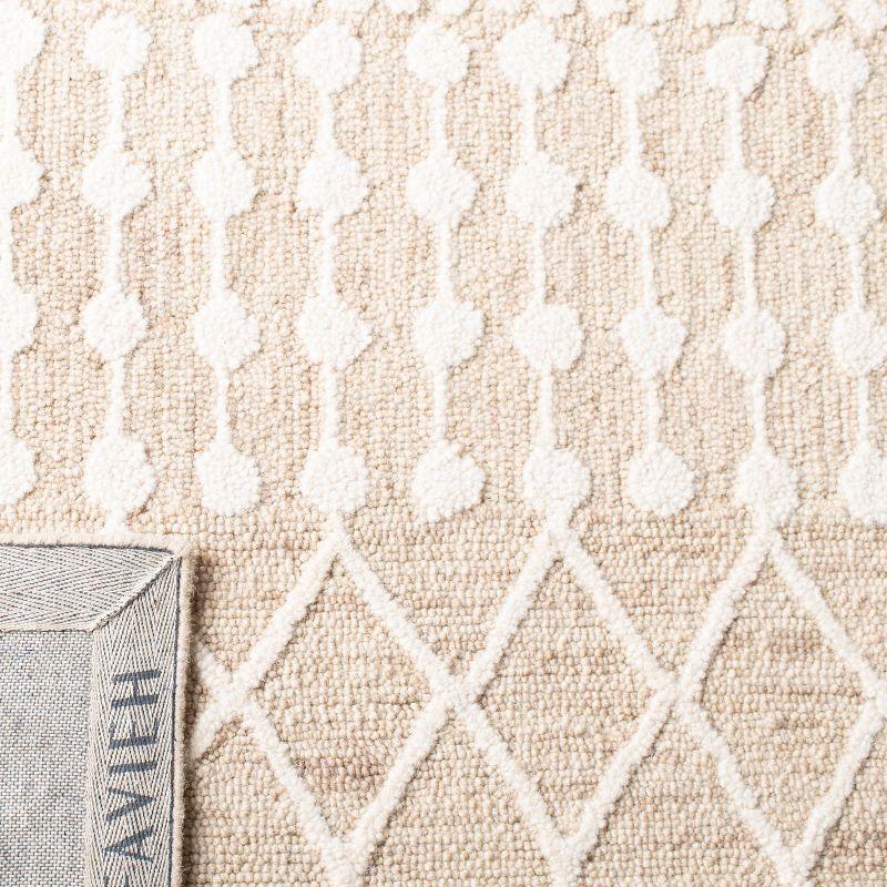 Blossom BLM115 Hand Tufted Area Rug - Beige/Ivory - 8'x8' - Safavieh.