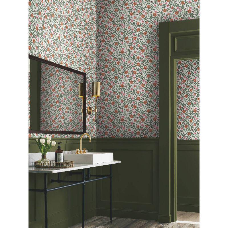 Rifle Paper Co. Primrose 20' L x 20.5" W Peel and Stick Wallpaper Roll