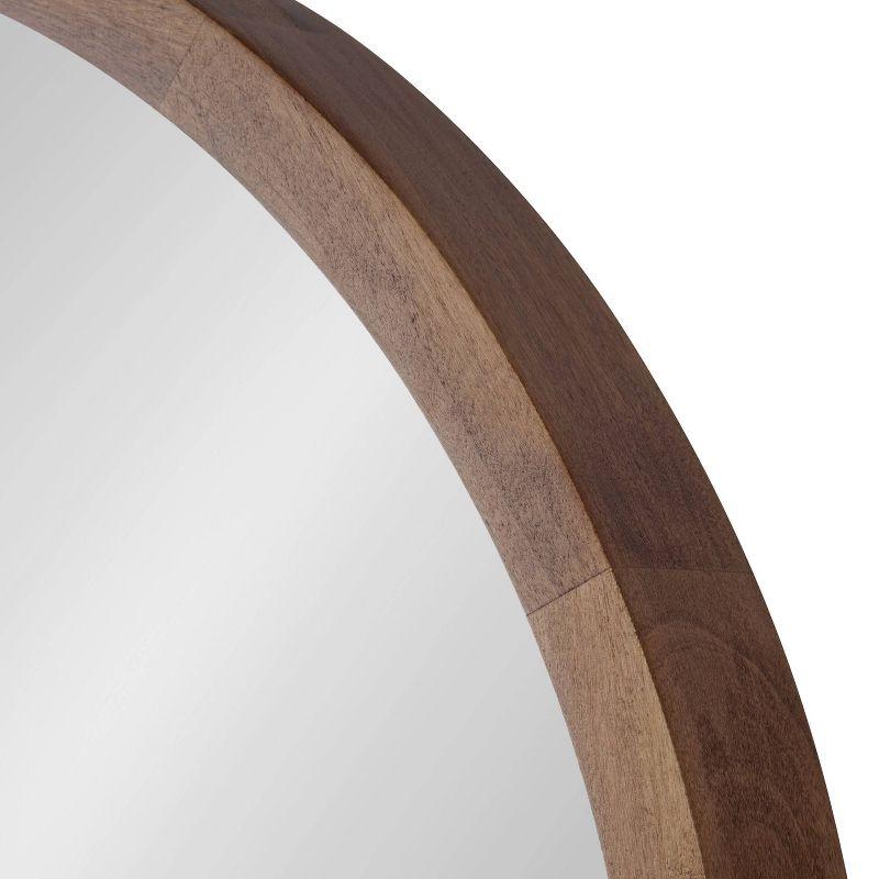 20&#34; x 30&#34; Hutton Wood Framed Arch Decorative Wall Mirror Rustic Brown - Kate &#38; Laurel All Things Decor