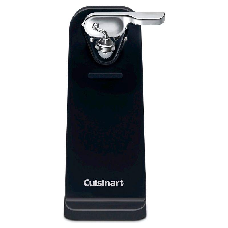 Black Stainless Steel Electric Can Opener with Power Cut Blade