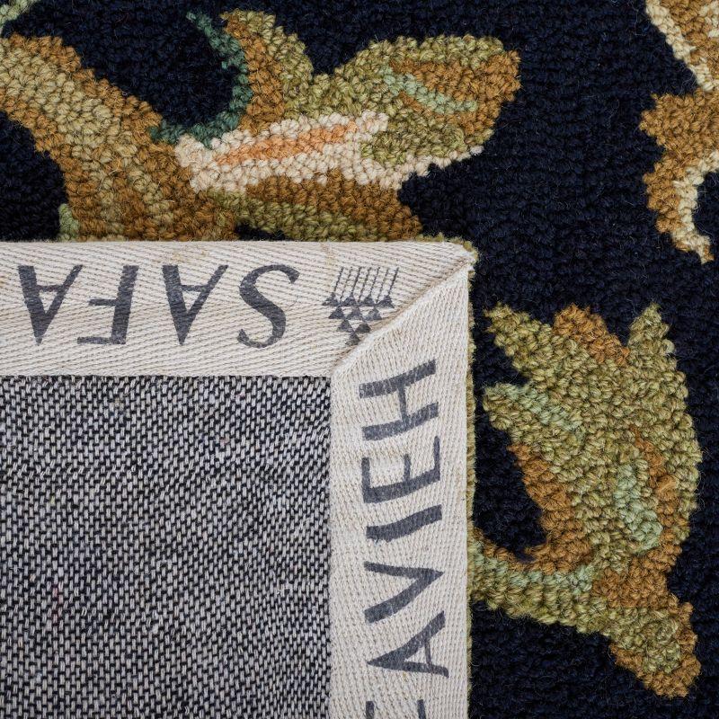 Chelsea HK310 Handmade Area Rug - 3'9"x5'9" - Black - Safavieh