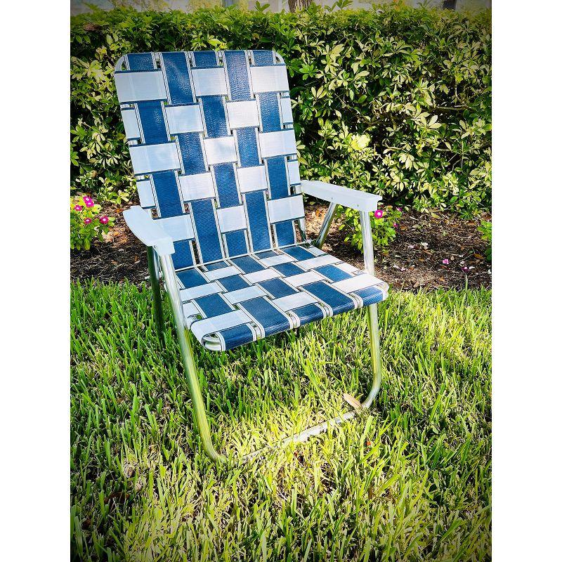 Lawn Chair USA Folding Aluminum Classic Webbed Chair (St. Augustine)