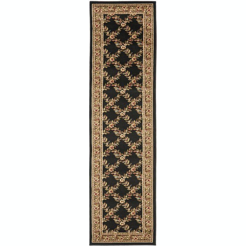 Lyndhurst LNH557 Power Loomed Runner Rug - Black/Brown - 2'3"x8' - Safavieh