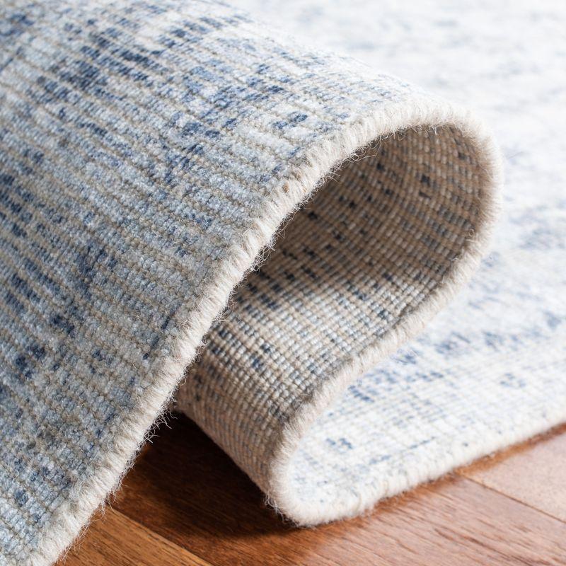 Restoration Vintage RVT704 Hand Loomed Indoor Area Rug - 5'x8' - Ivory/Blue - Safavieh
