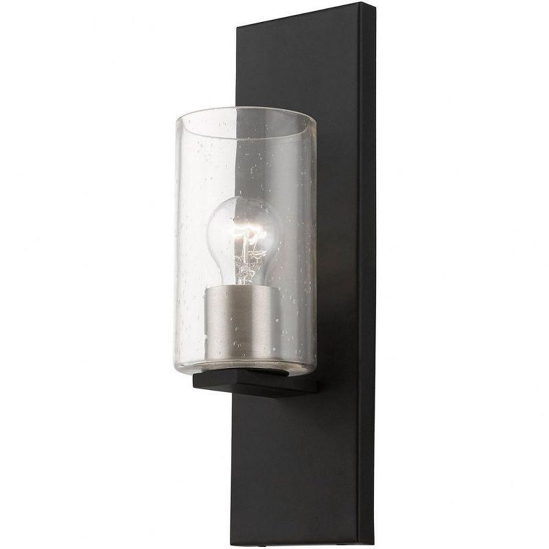 Livex Lighting Zurich 1 - Light Sconce in  Black/Brushed Nickel