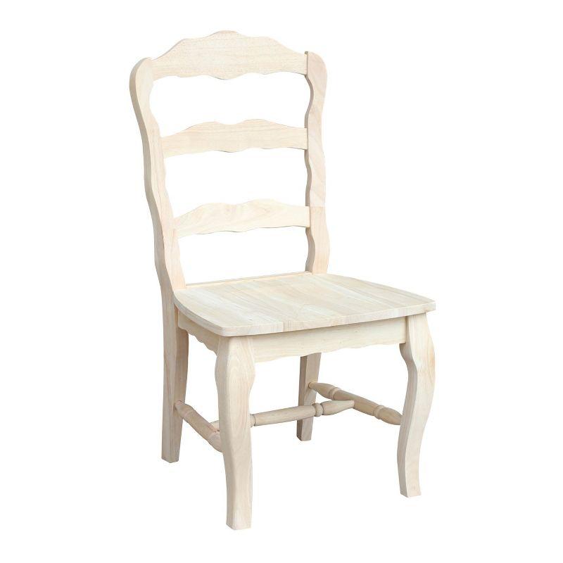 Ophelia & Co. Iademarco 18'' H Solid Wood Side Chair (Set of 2)