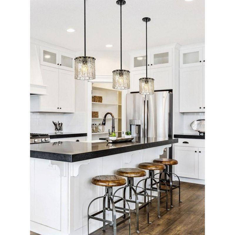 Z-Lite Glacier 1 - Light Pendant in  Matte Black