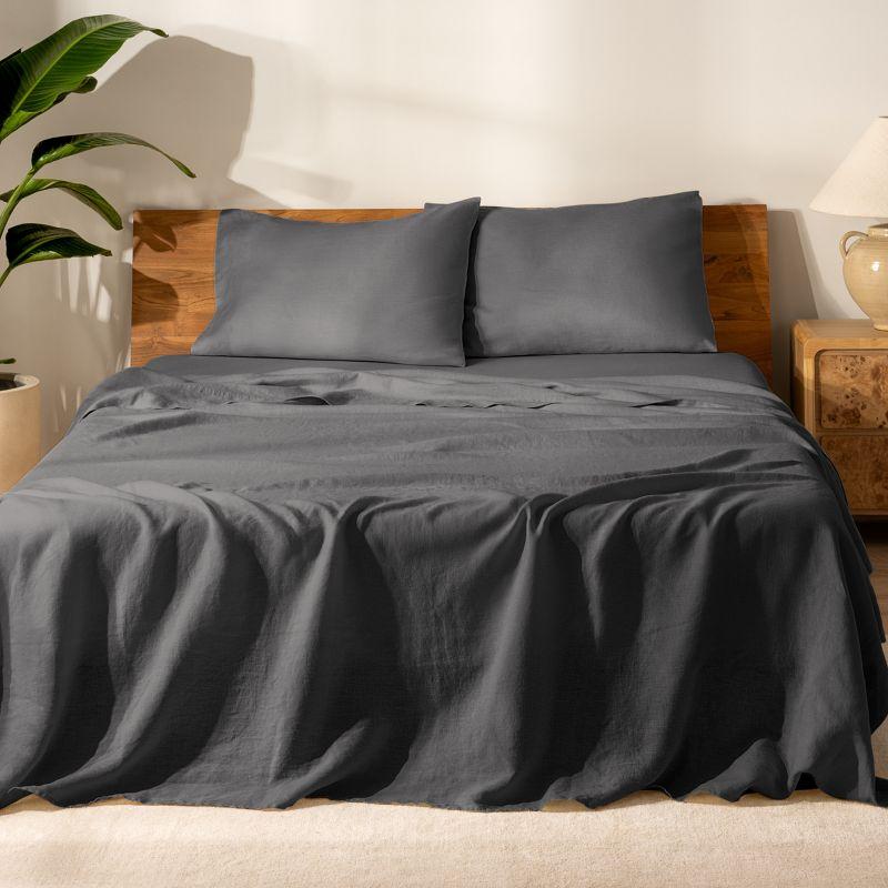 Bare Home 100% Linen Sheet Set