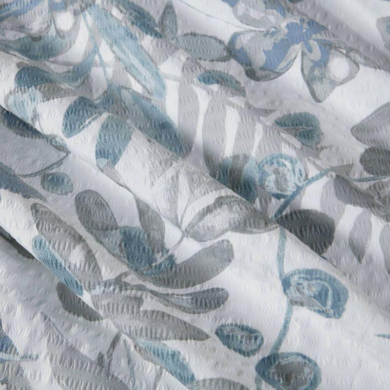 Madison Park Bonnie 5 Piece Seersucker Comforter Set with Throw Pillows