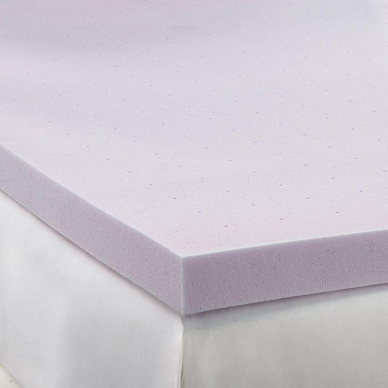 Lavender Infused Queen Memory Foam Mattress Topper, 2-Inch