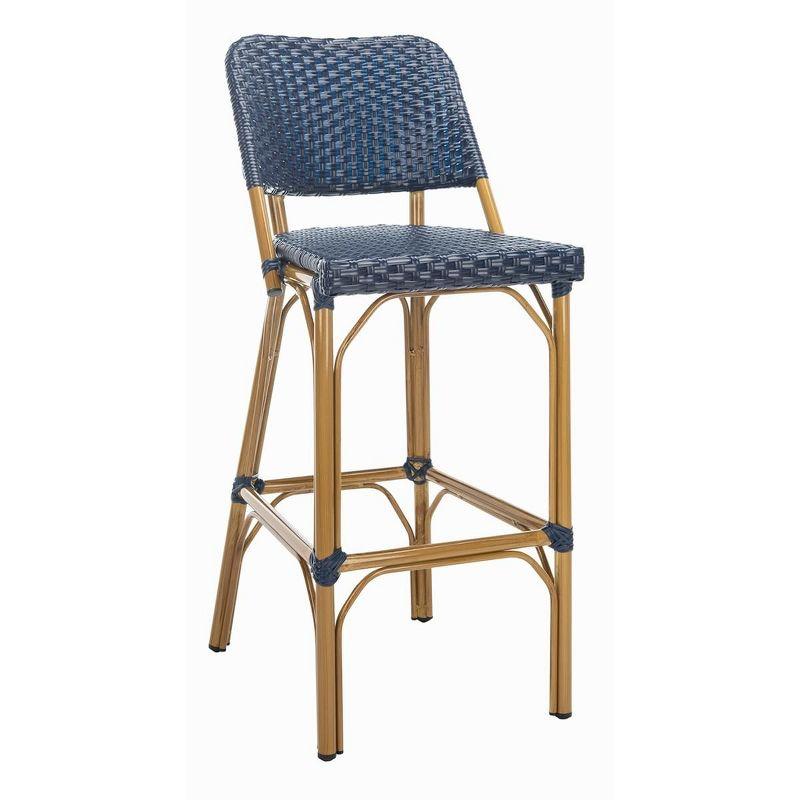 Deltana Bar Stool Brown (Indoor/Outdoor)  - Safavieh