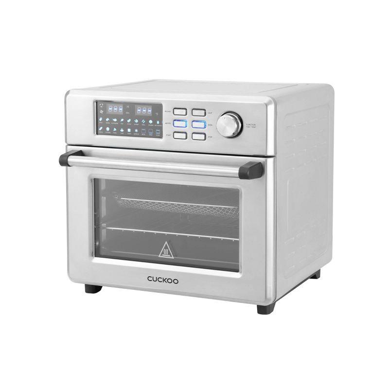 CUCKOO 1700W 27.5qt Countertop Convection Air Fryer Toaster Oven Stainless Steel Finish: cETLus Listed, Dishwasher-Safe Parts