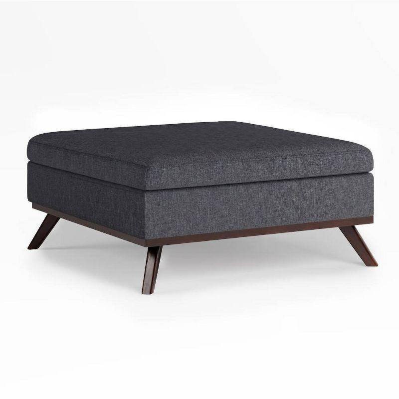 Simpli Home Owen Upholstered Ottoman