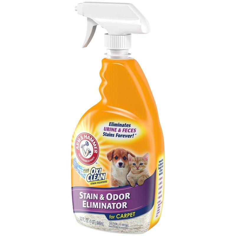 Arm & Hammer Plus Oxiclean Pet Stain & Odor Eliminator for Carpet - 32oz