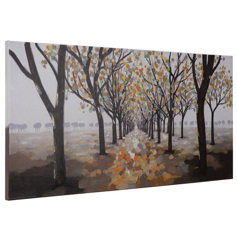 Autumn Pathway Acrylic Landscape on Canvas Artwork