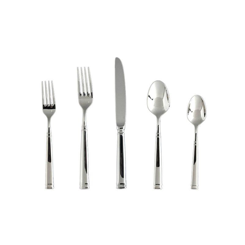 Fortessa 20-Piece Polished Stainless Steel Flatware Set