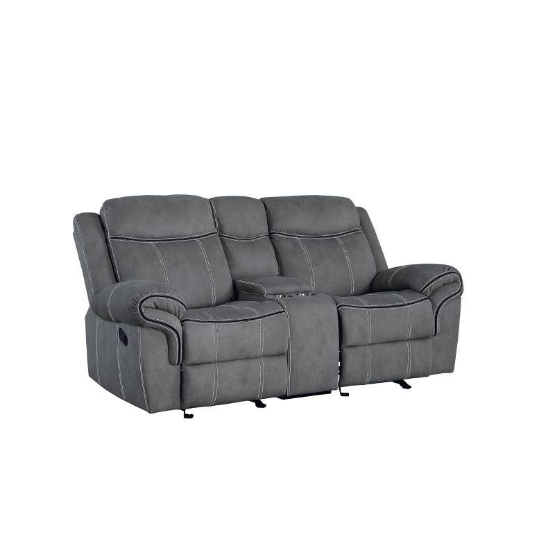 Acme Furniture 78" Zubaida Sofa Two Tone Gray Velvet