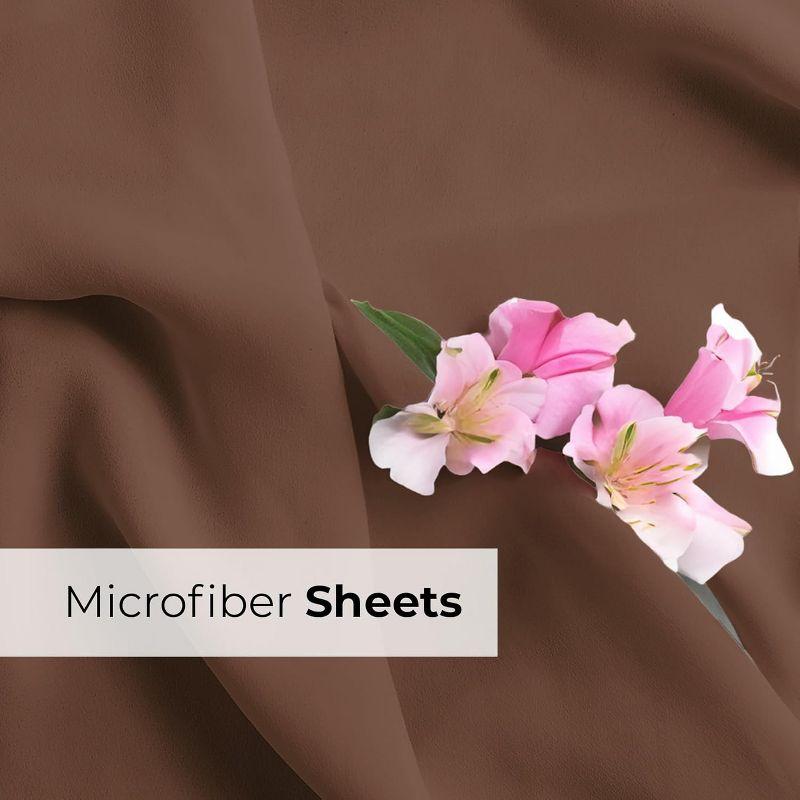 4 Piece Extra Deep Pocket luxury Sheet Set - Solid Ultra Soft & Cooling Sheet Sets