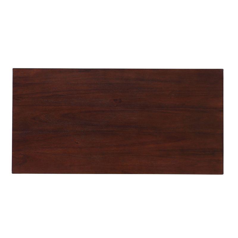 Claridge 42" Rich Brown Wood Bar Height Pub Table