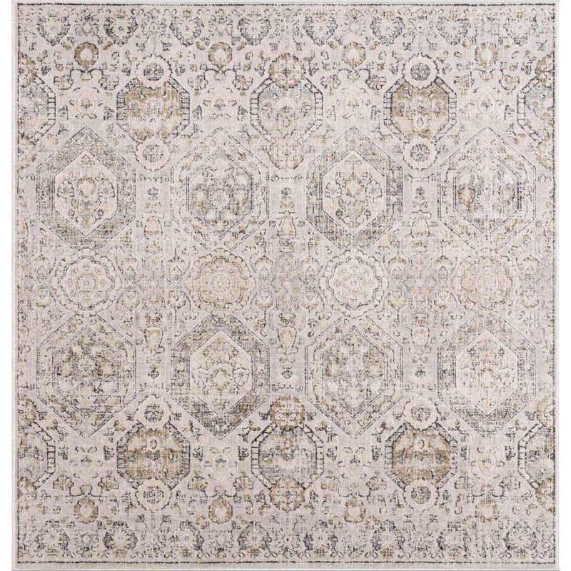 Hauteloom Parkerfield Black and Beige Medium Pile Area Rug