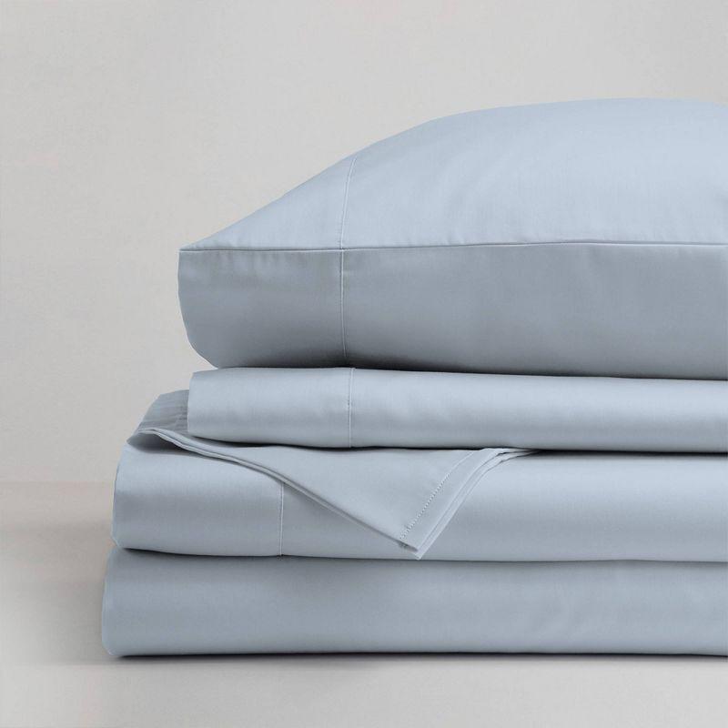 Aireolux Luxury 100% Cotton 600TC Ultra-Soft & Silky Wrinkle-Resistant Sheet Set
