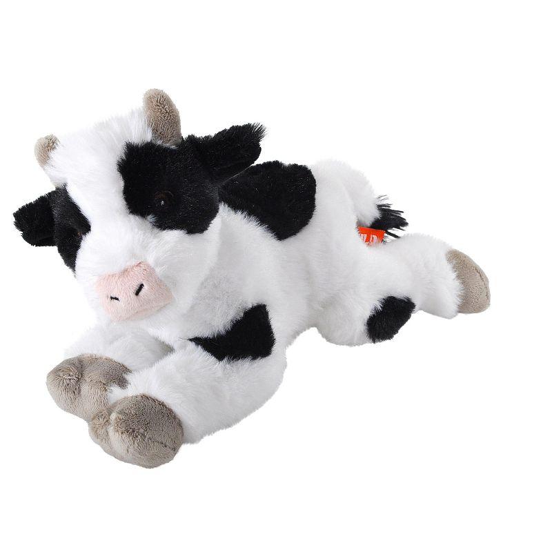 Wild Republic Ecokins Mini Cow Stuffed Animal, 8 Inches