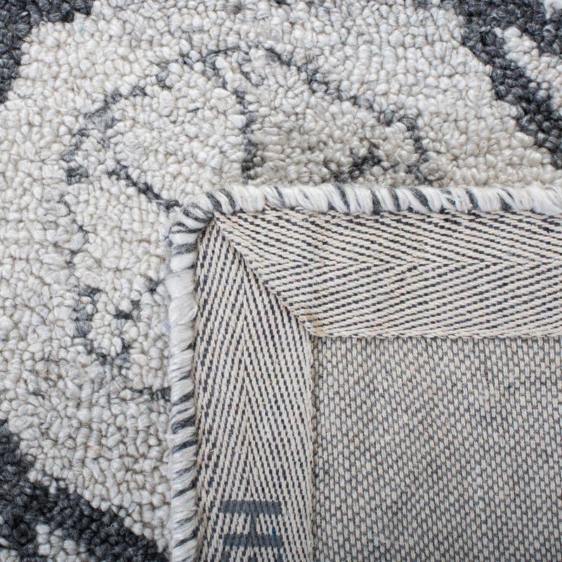 Marquee MRQ118 Hand Tufted Indoor Area Rug - Ivory/Grey - 8'x10' - Safavieh