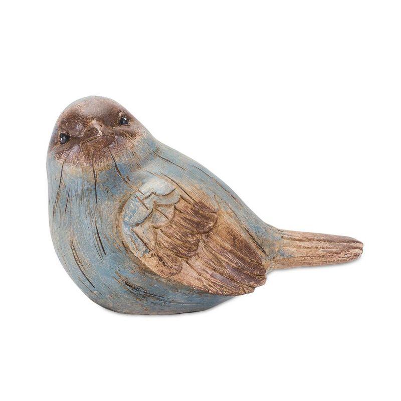 Melrose Rustic Blue Bird Figurine (Set of 6)