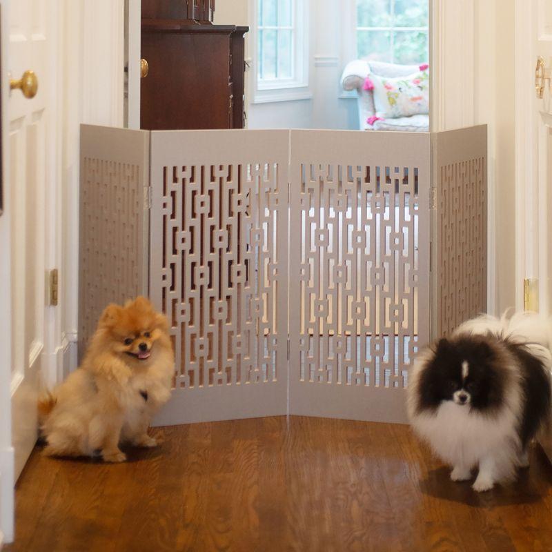 Tucker Murphy Pet™ Delgado Wood Free Standing Pet Gate