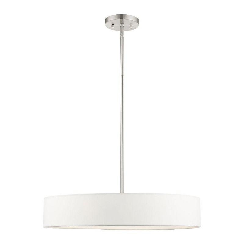 Livex Lighting Venlo 4 - Light Pendant in  Brushed Nickel