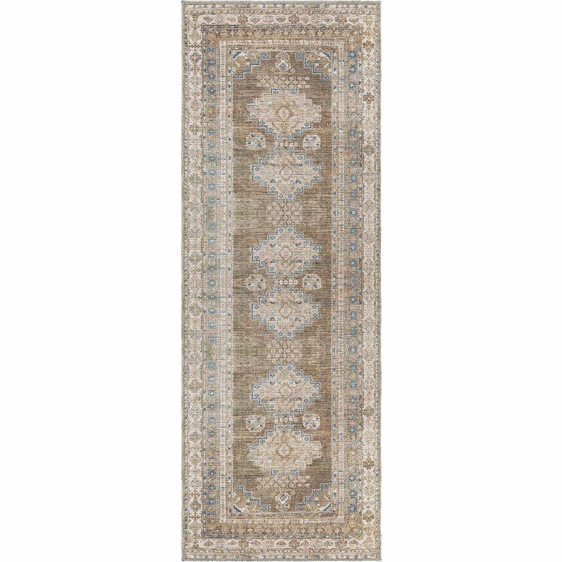 Hauteloom Baltinglass Gray Washable Area Rug